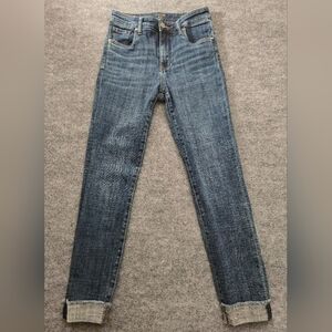 KUT From The Kloth High Rise Ankle Straight Leg Jeans Size 2‎